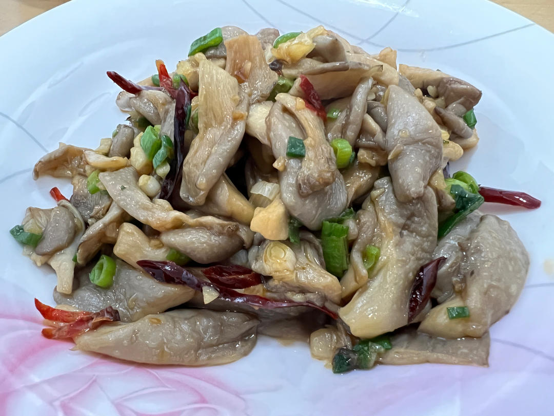 素炒平菇