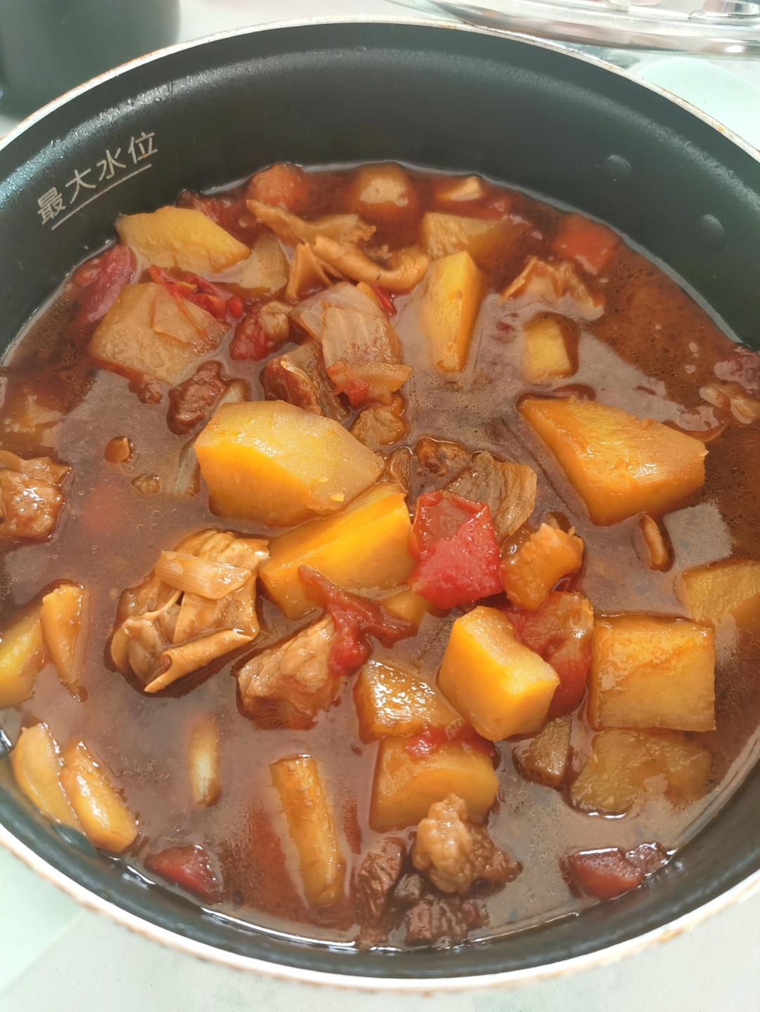 番茄土豆炖牛腩