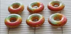 超美彩虹甜甜圈的做法 步骤10