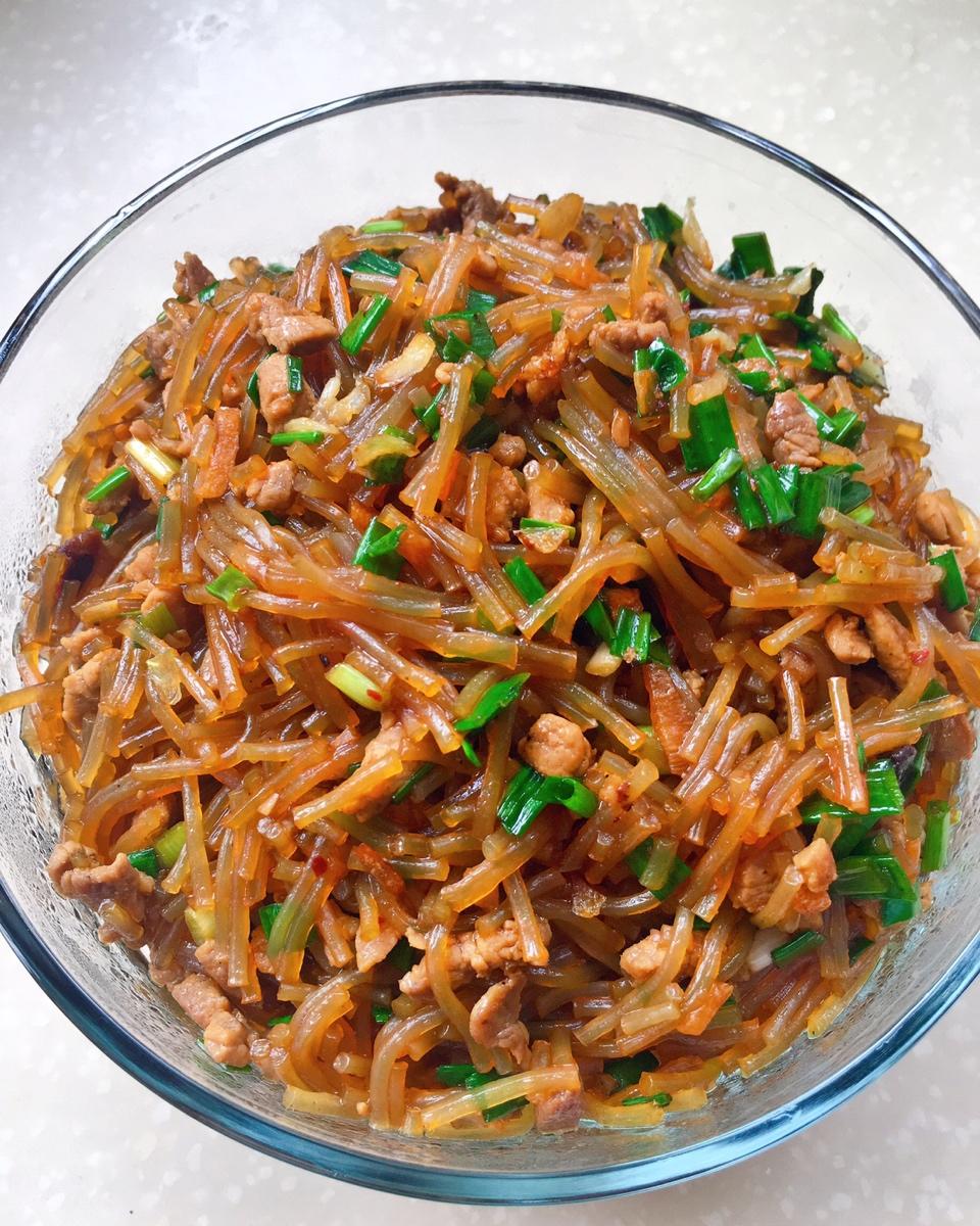 皮薄馅儿大的粉丝肉末包子（馅料做法）