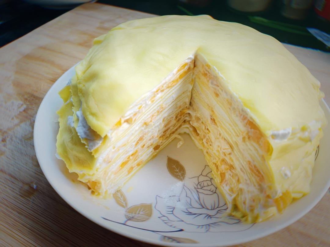 芒果千层蛋糕，100%成功告别煎皮无能