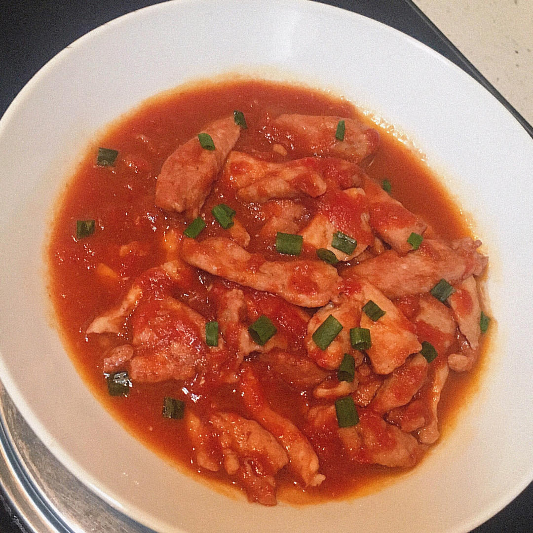 番茄红酒炖鸡肉