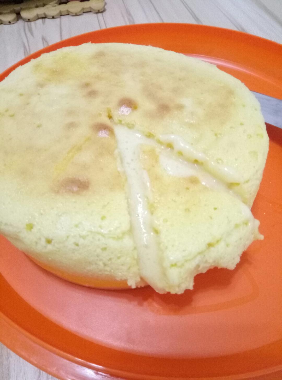 芝士爆浆流心半熟蛋糕