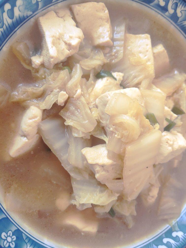 冬季最爱的家常菜！大白菜炖大豆腐或干豆腐