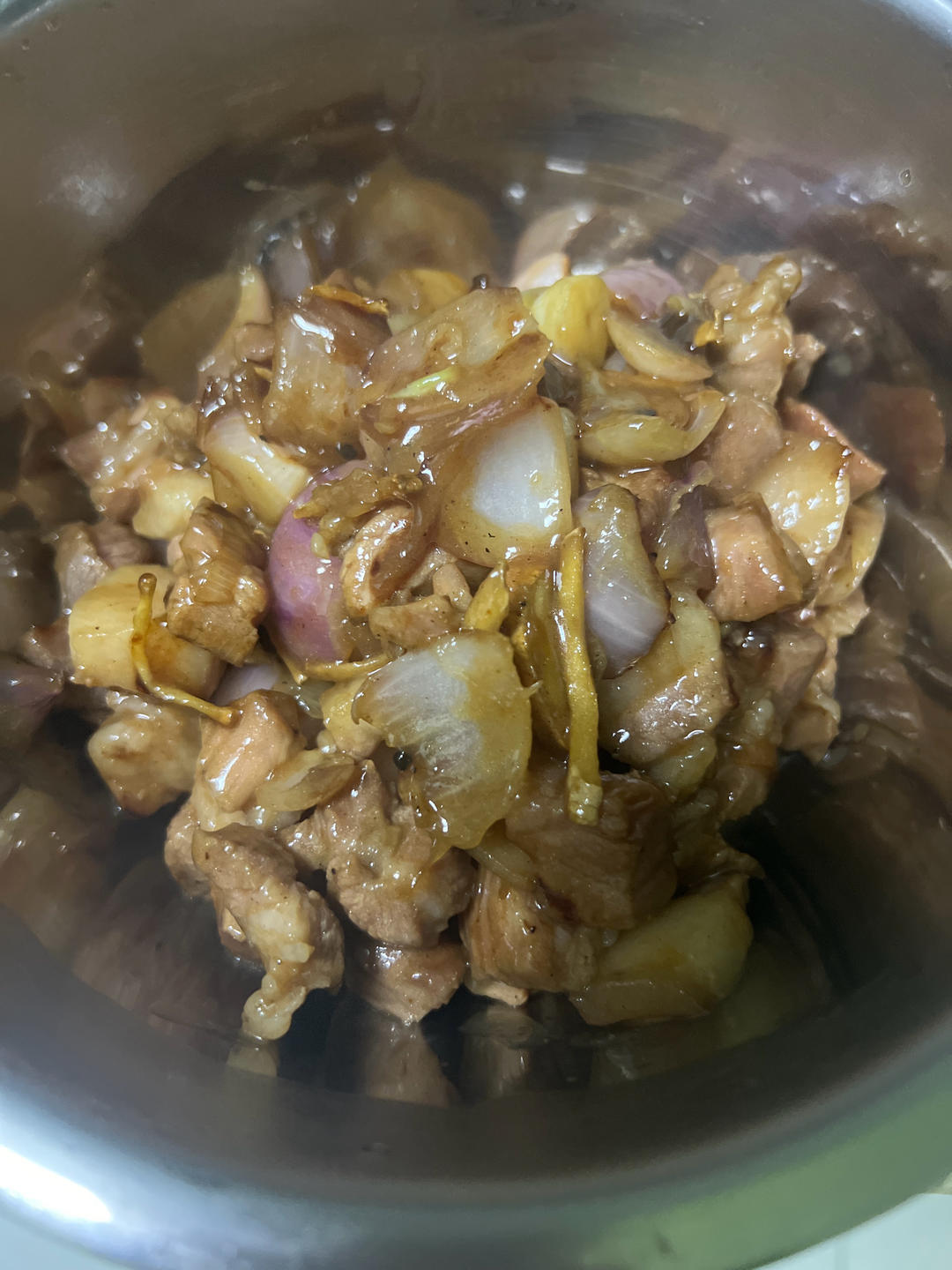 蒜香猪肉粒