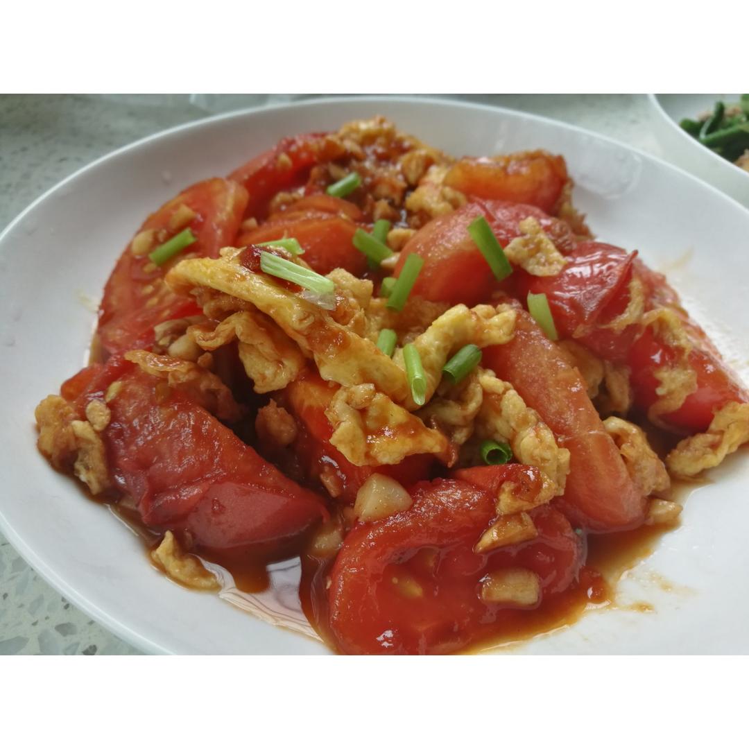 赛螃蟹炒番茄【The national Chinese food】