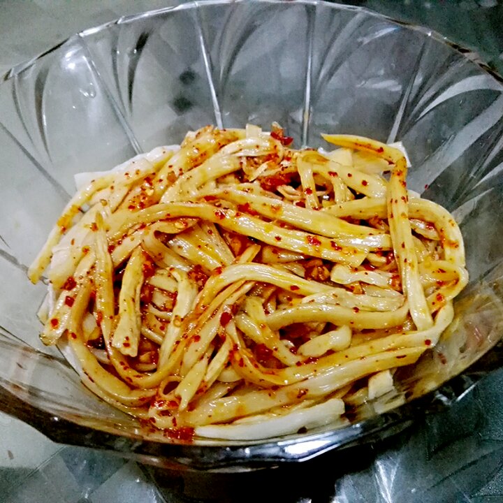 凉拌手撕杏鲍菇