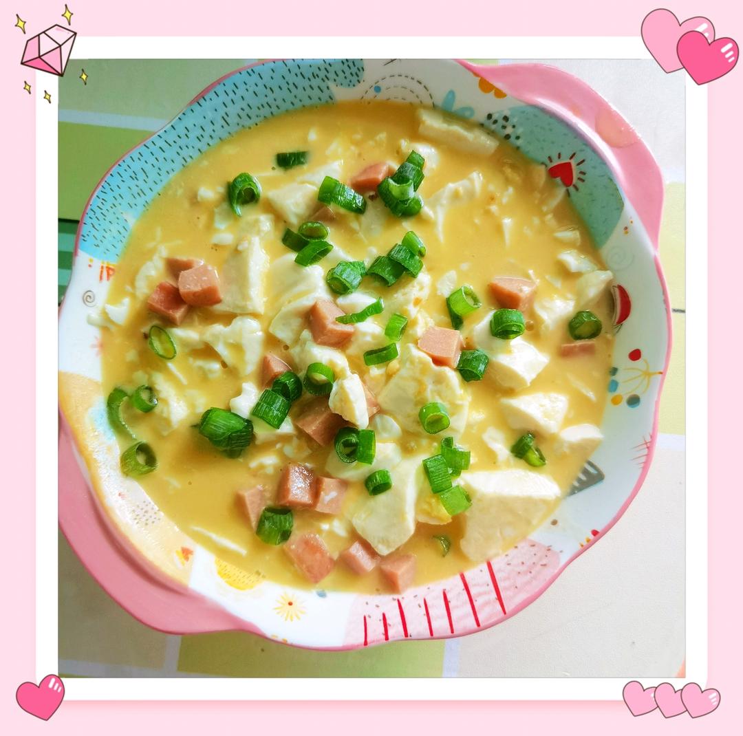 家常咸蛋黄豆腐