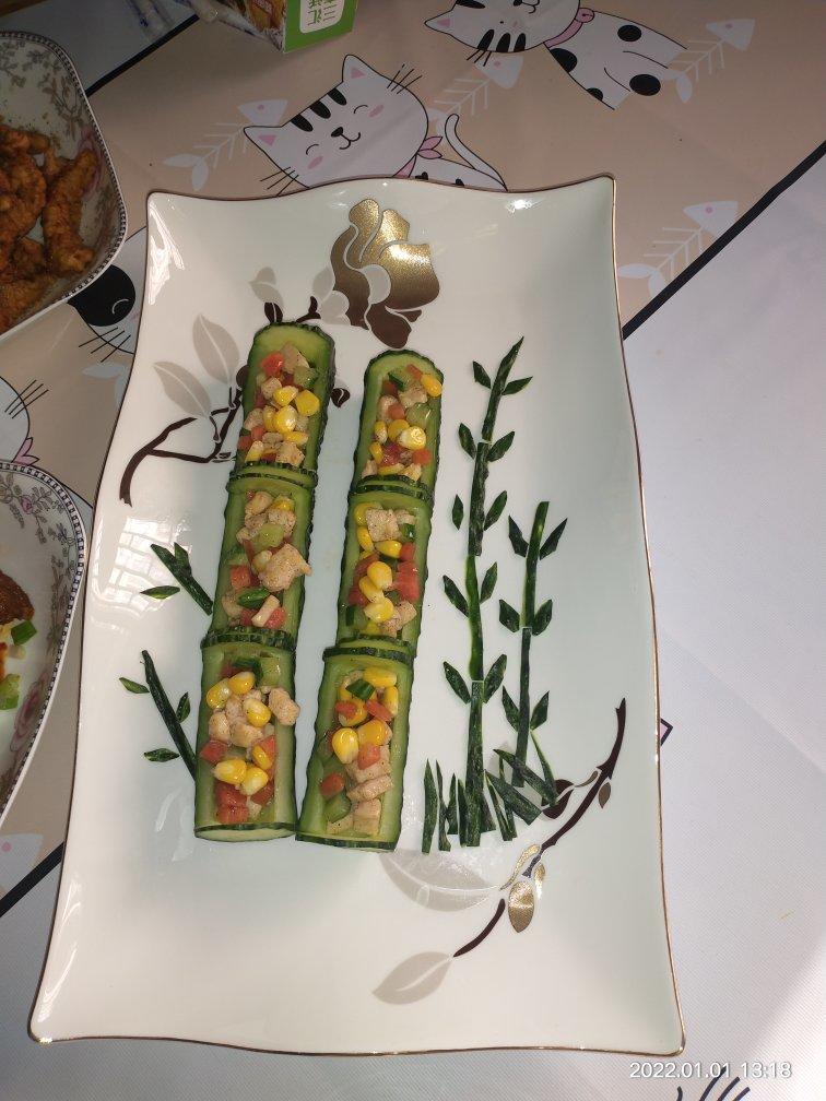 翠竹报春节节高