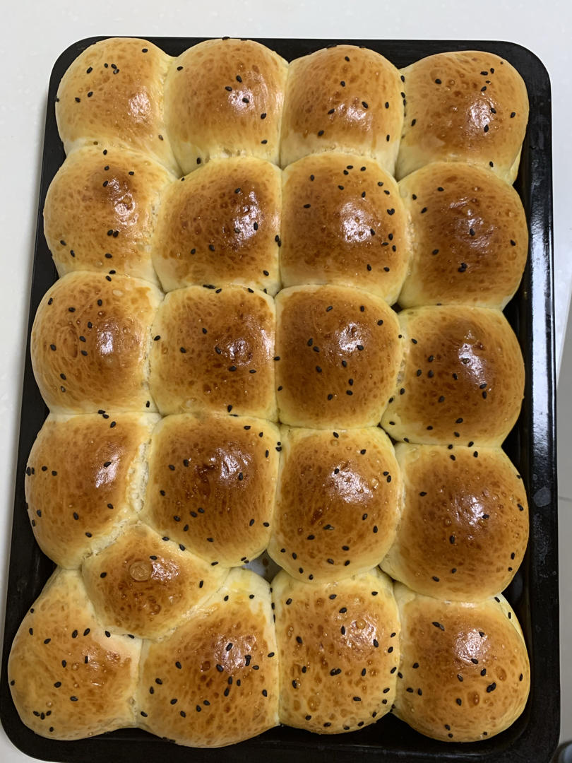 新手一发：奶香小面包