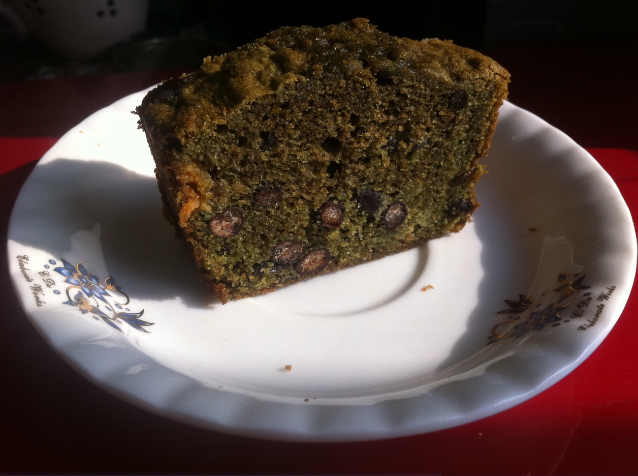 抹茶红豆磅蛋糕