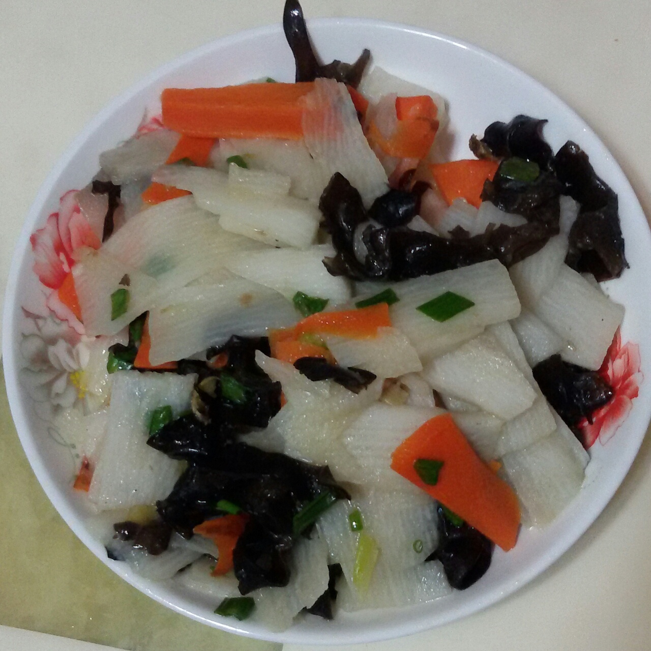 清炒山药木耳