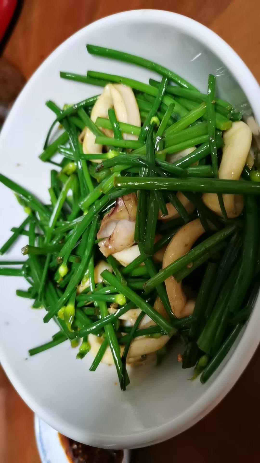 【最佳拍档】鱿鱼圈🔥爆炒韭菜花