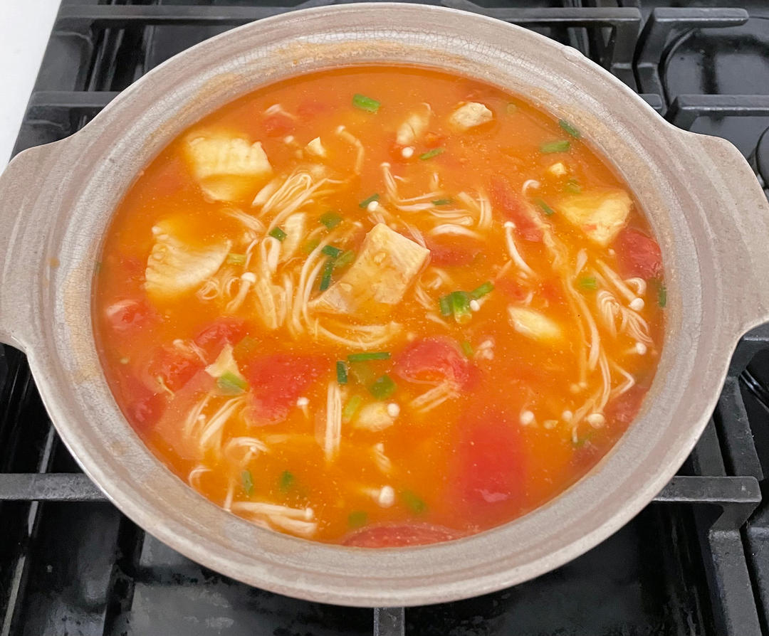 番茄鱼片金针菇