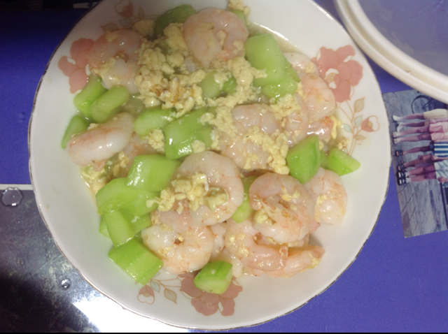 黄瓜虾仁