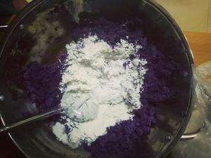 紫薯糯米糕的做法 步骤3