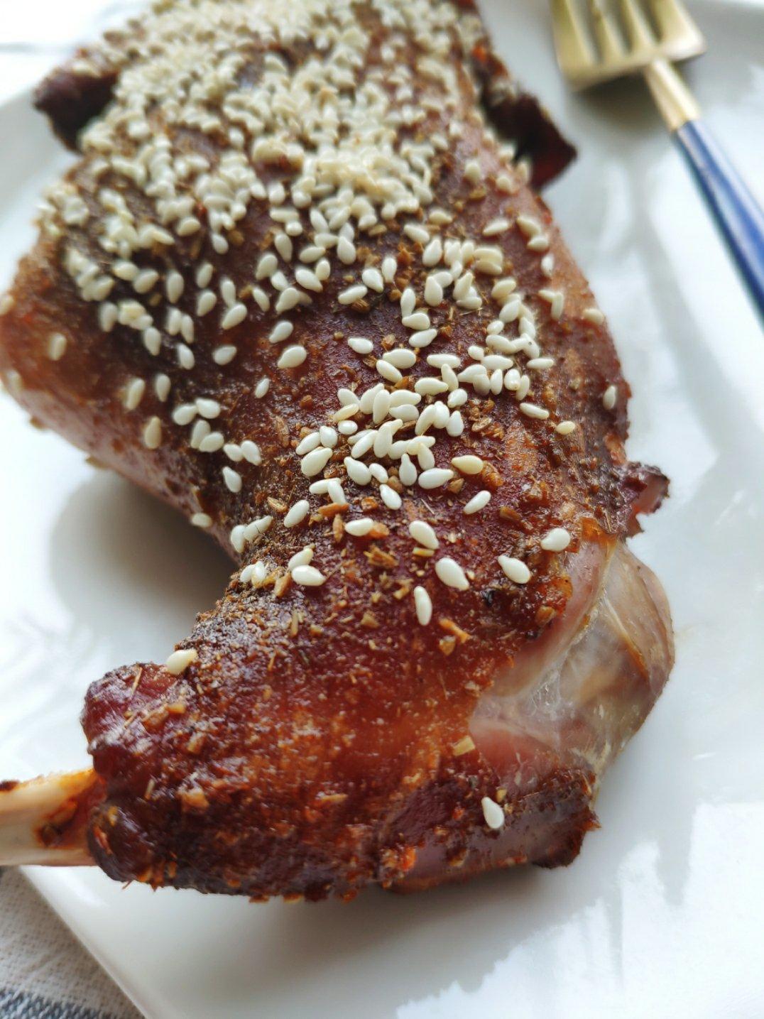 香辣孜然烤兔腿