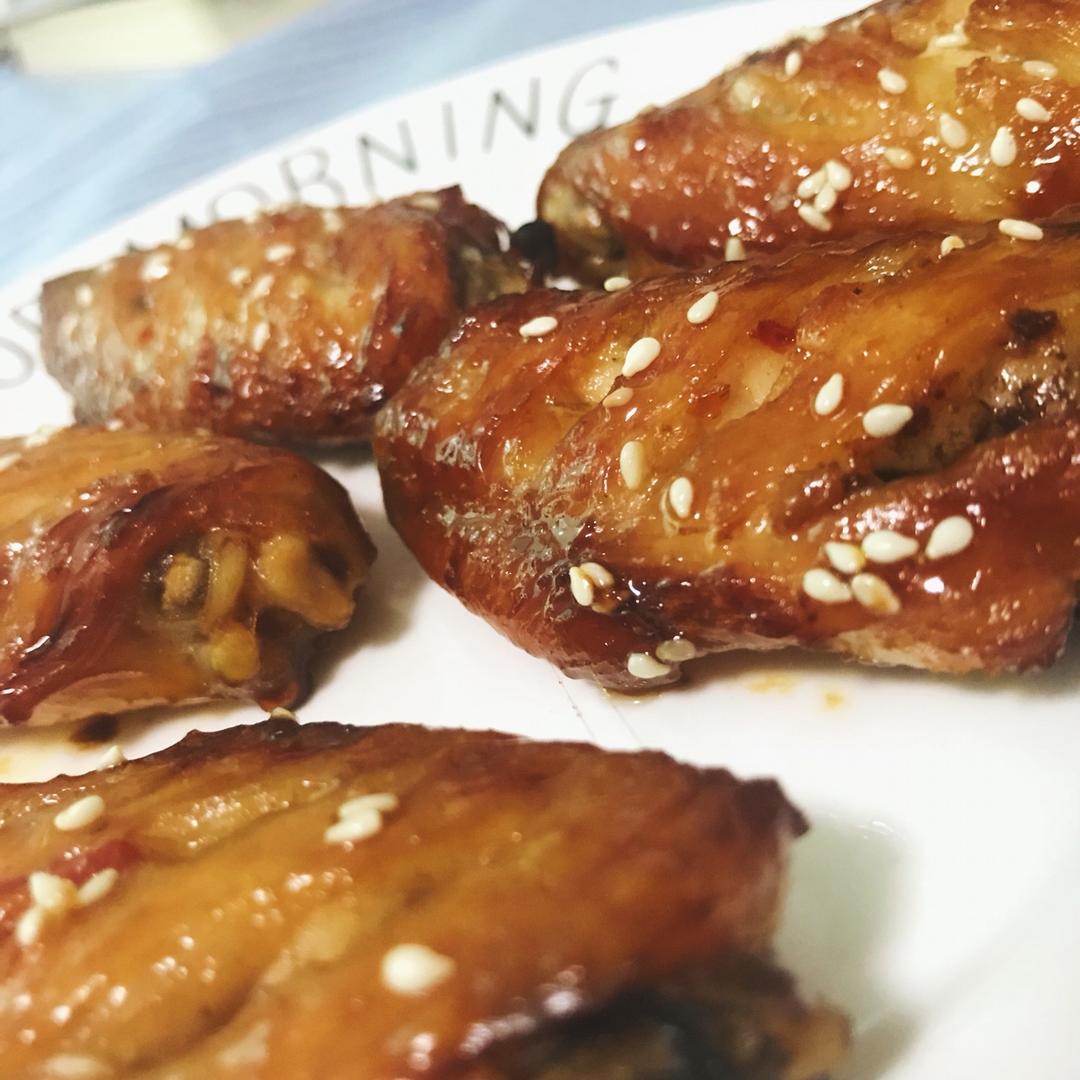 蜜汁鸡翅（烤箱）