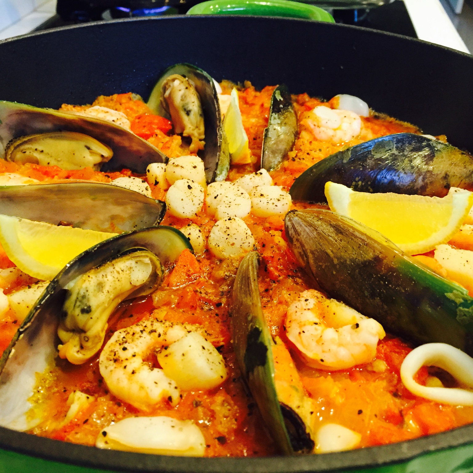 【曼食慢语】Seafood Paella 西班牙海鲜饭