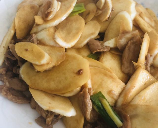 茭白炒肉(简单易做)的做法
