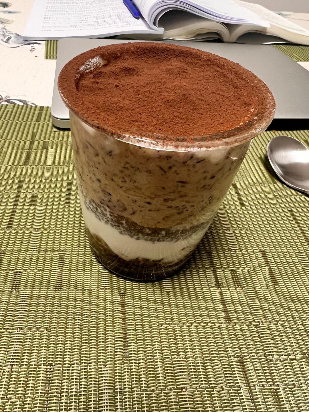 低卡超还原酒酿冻香蕉燕麦提拉米苏【健康小食】