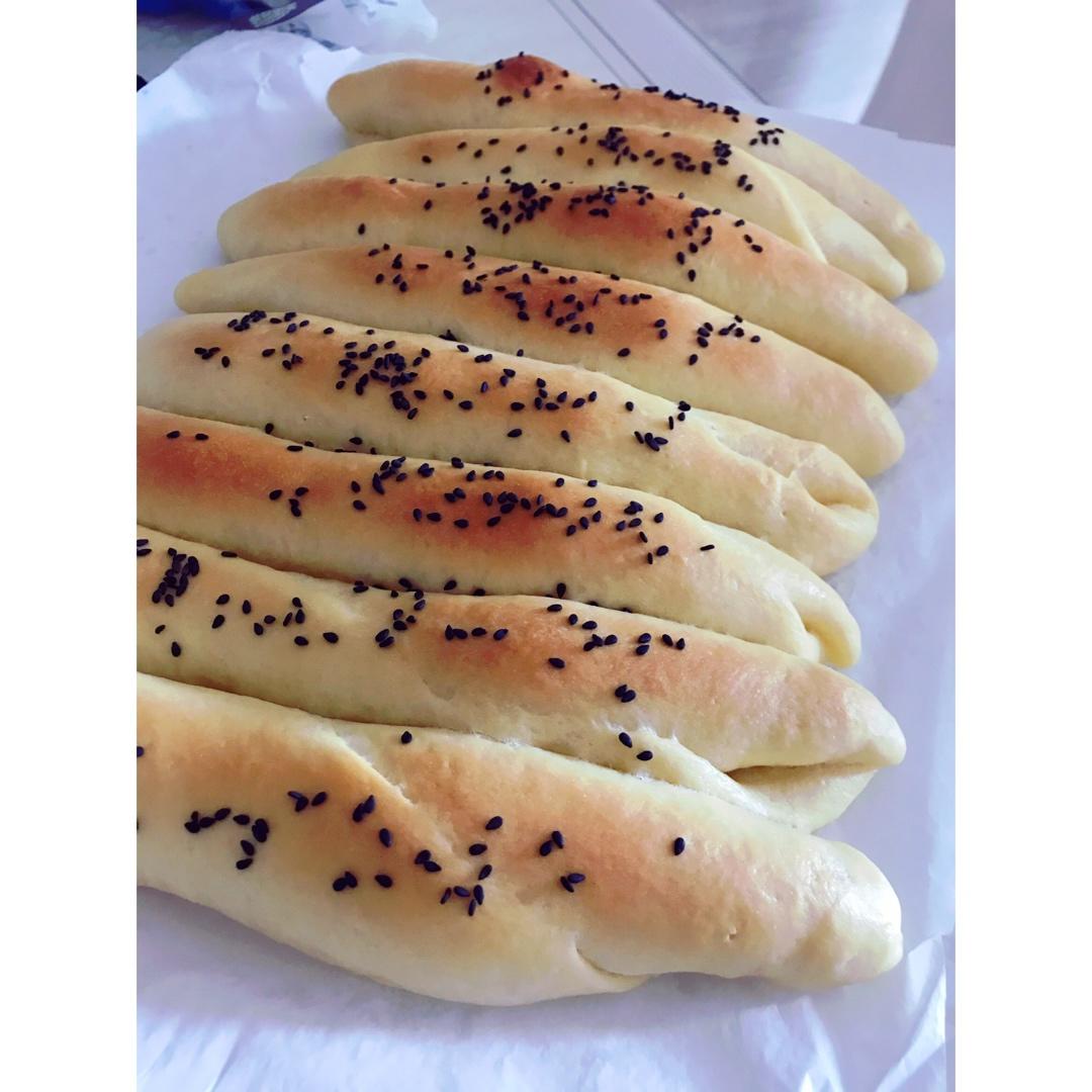 超简单一次发酵的面包棒