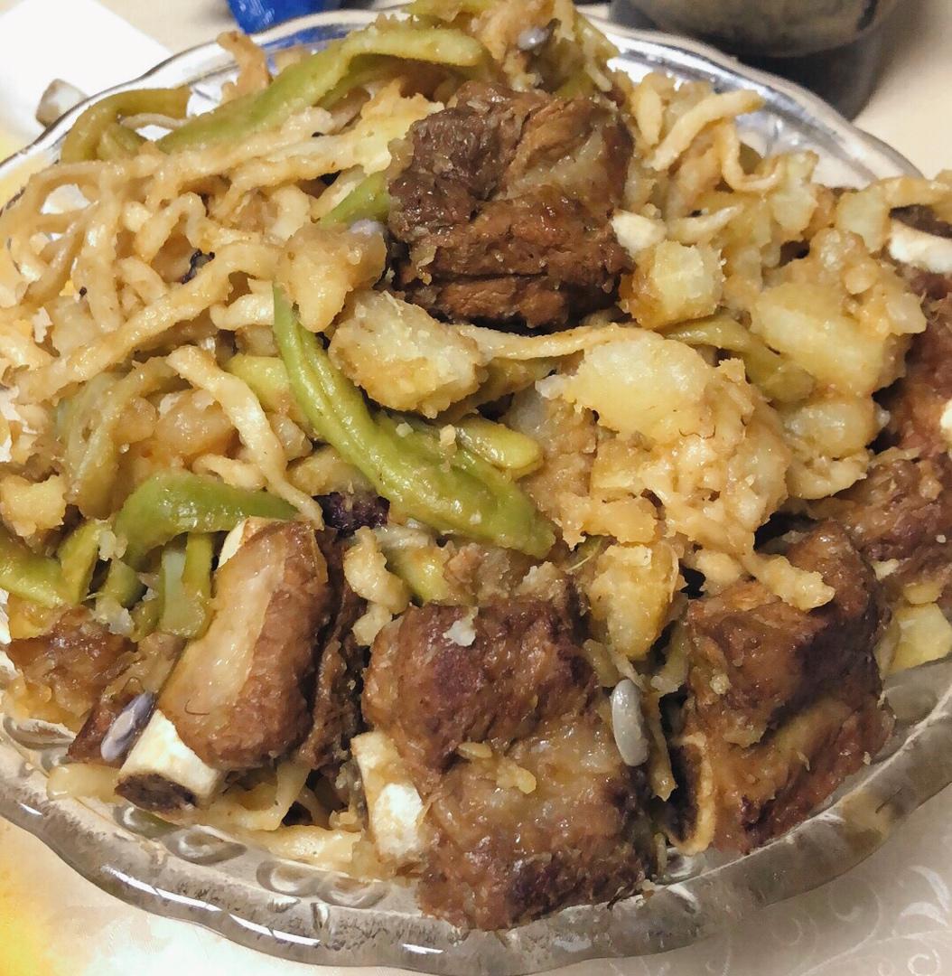 豆角排骨焖面￨真的无敌好吃