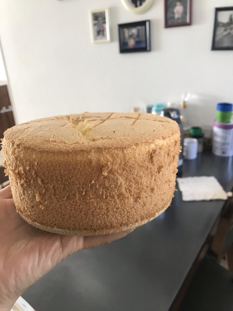 六寸戚风蛋糕胚