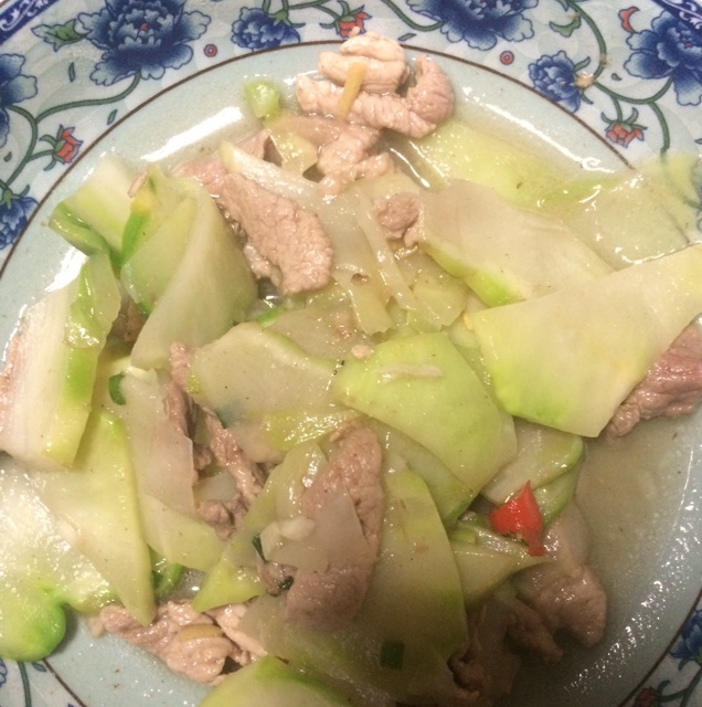 青菜头炒肉