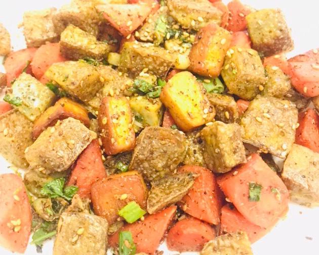 实蛋炒肠（含实蛋制作过程）