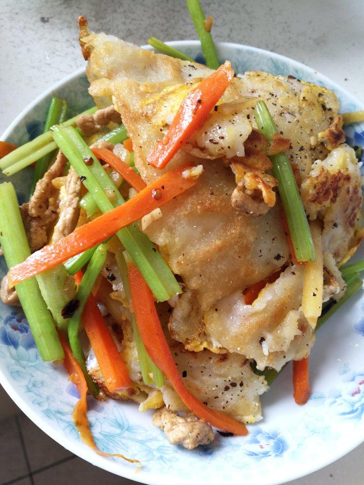 土豆丝卷饼