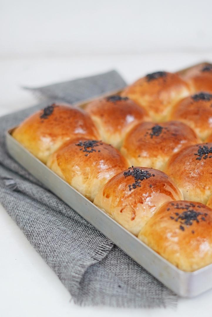 香甜松软的香蕉餐包