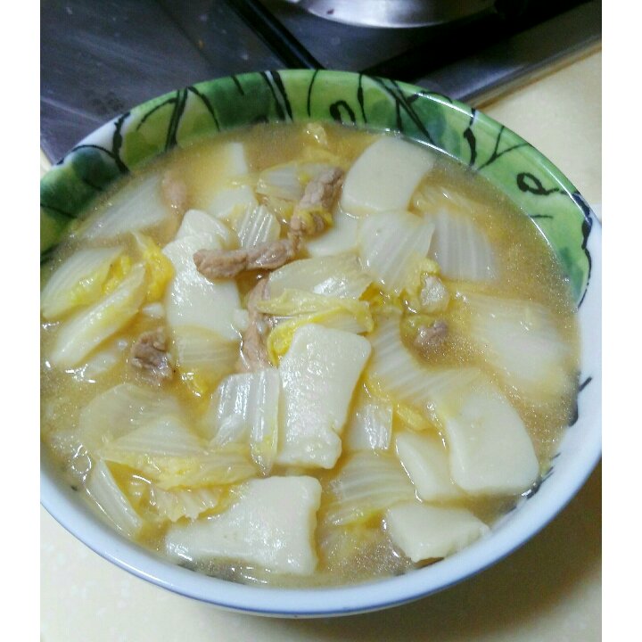 白菜肉丝年糕