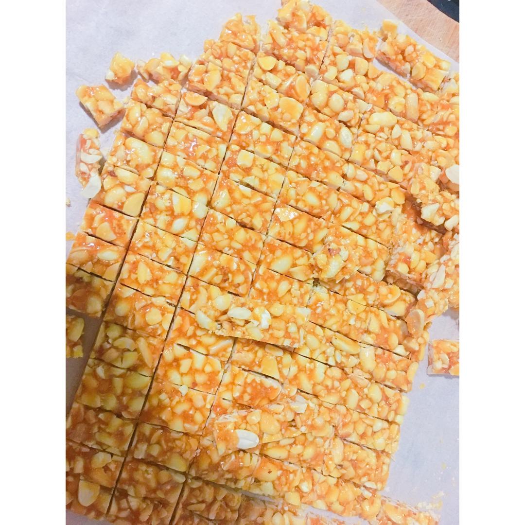 无水无油香脆花生糖