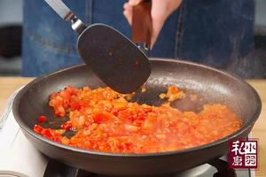 小羽私厨之番茄白菜海鲜卷的做法 步骤8