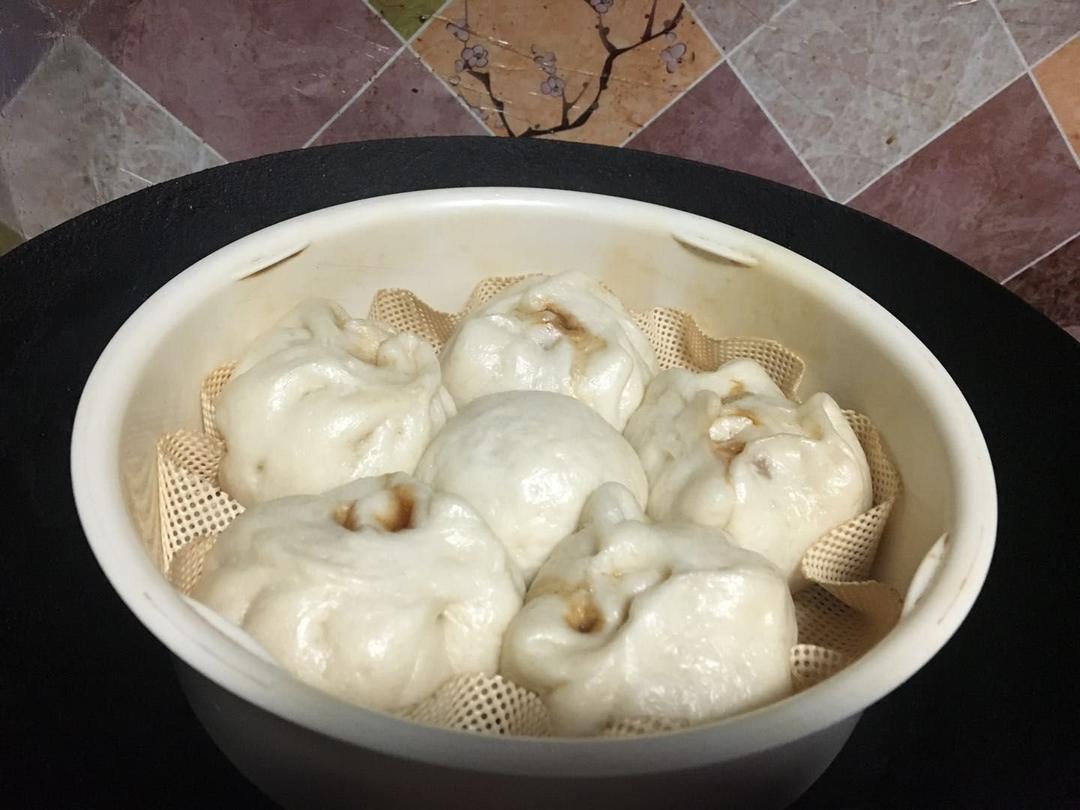 一小时快速吃上热腾包子（包括准备馅的时间）