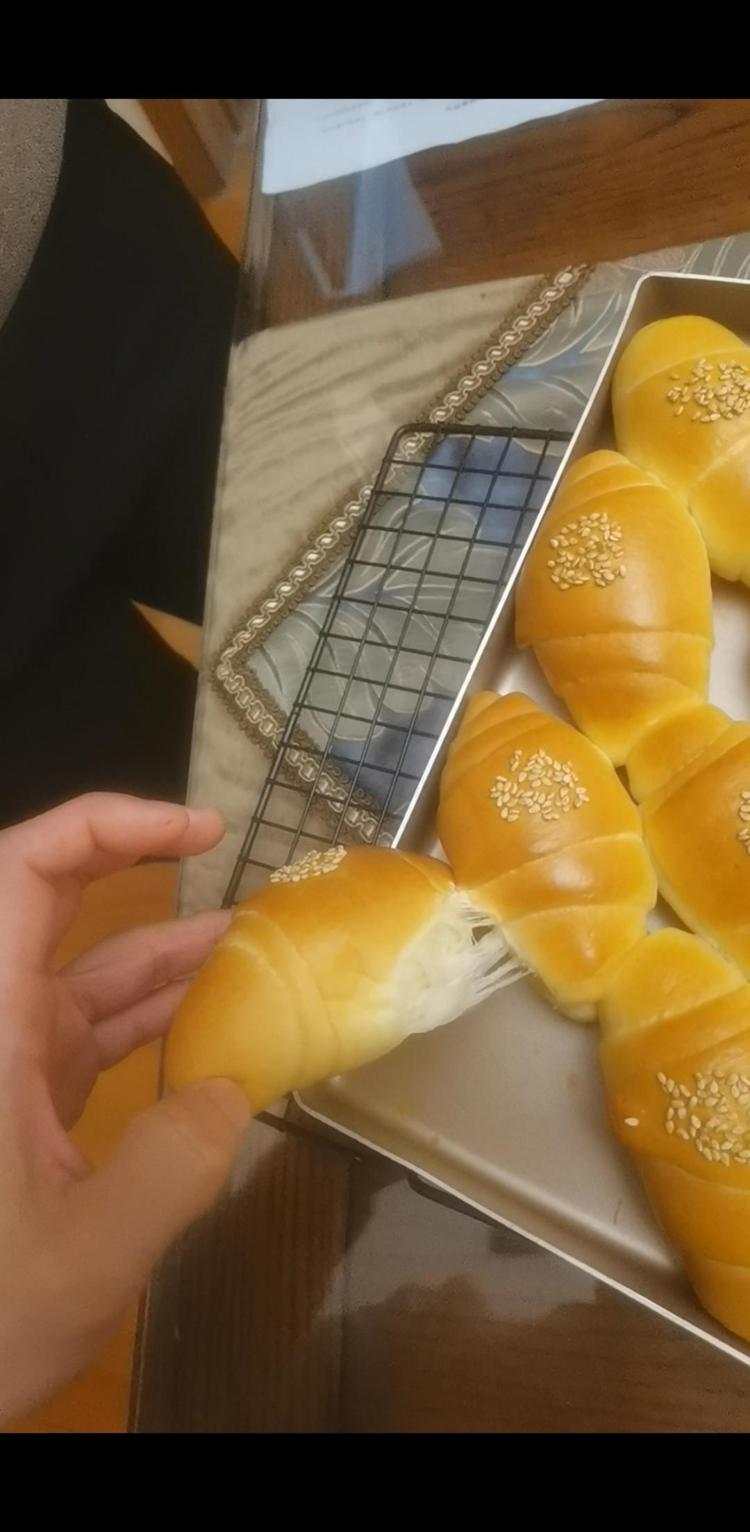 牛奶面包卷（直接法）