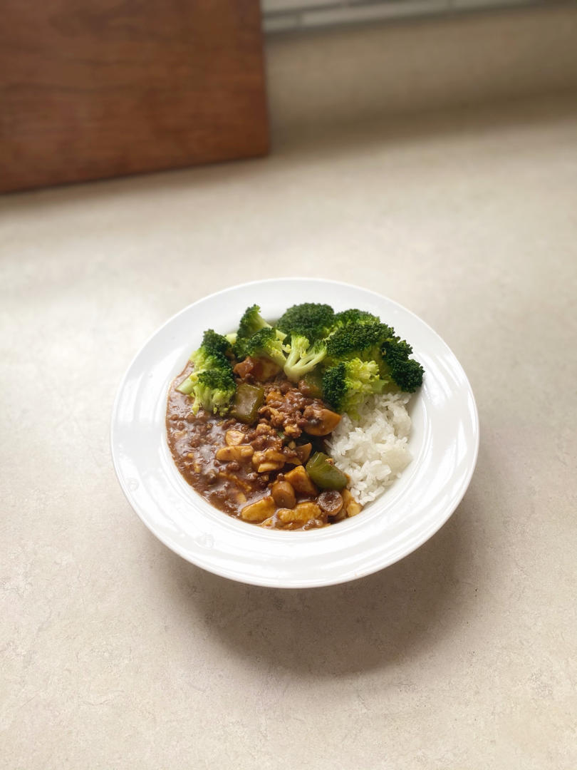 快手减脂晚餐——咖喱豆腐