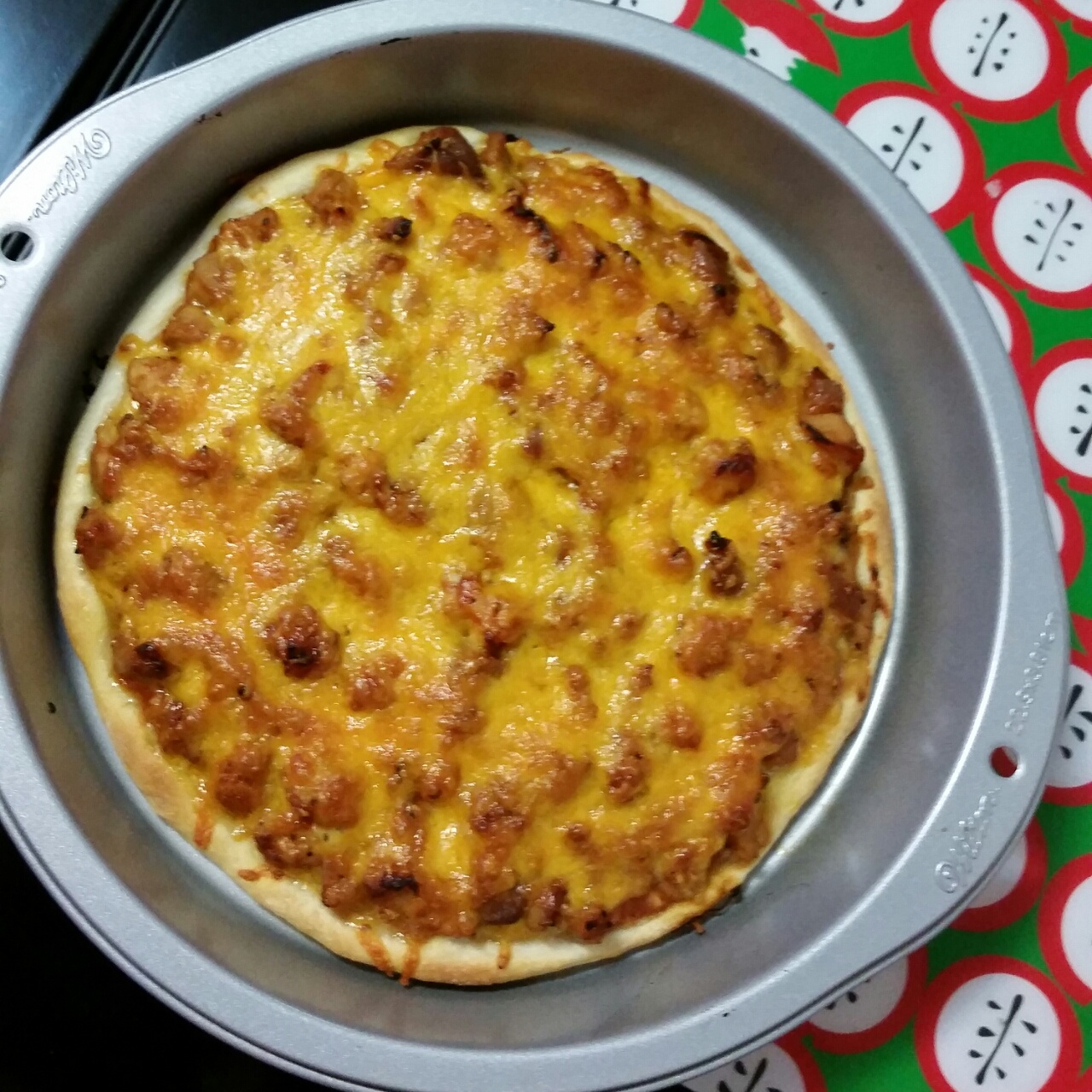 原香烧烤鸡肉比萨