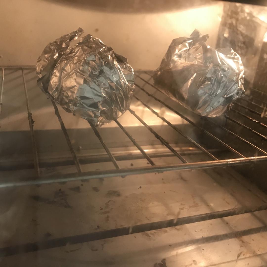 锡纸烤玉米