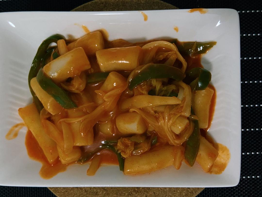 韩式辣炒年糕（or网红芝士套路之芝心年糕）