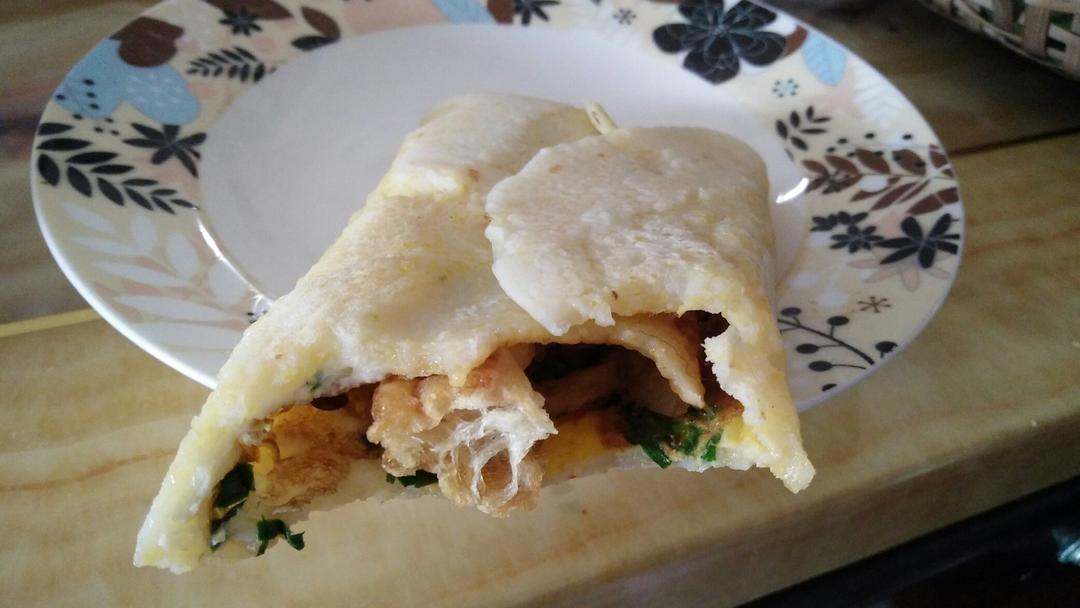 平底锅版煎饼果子