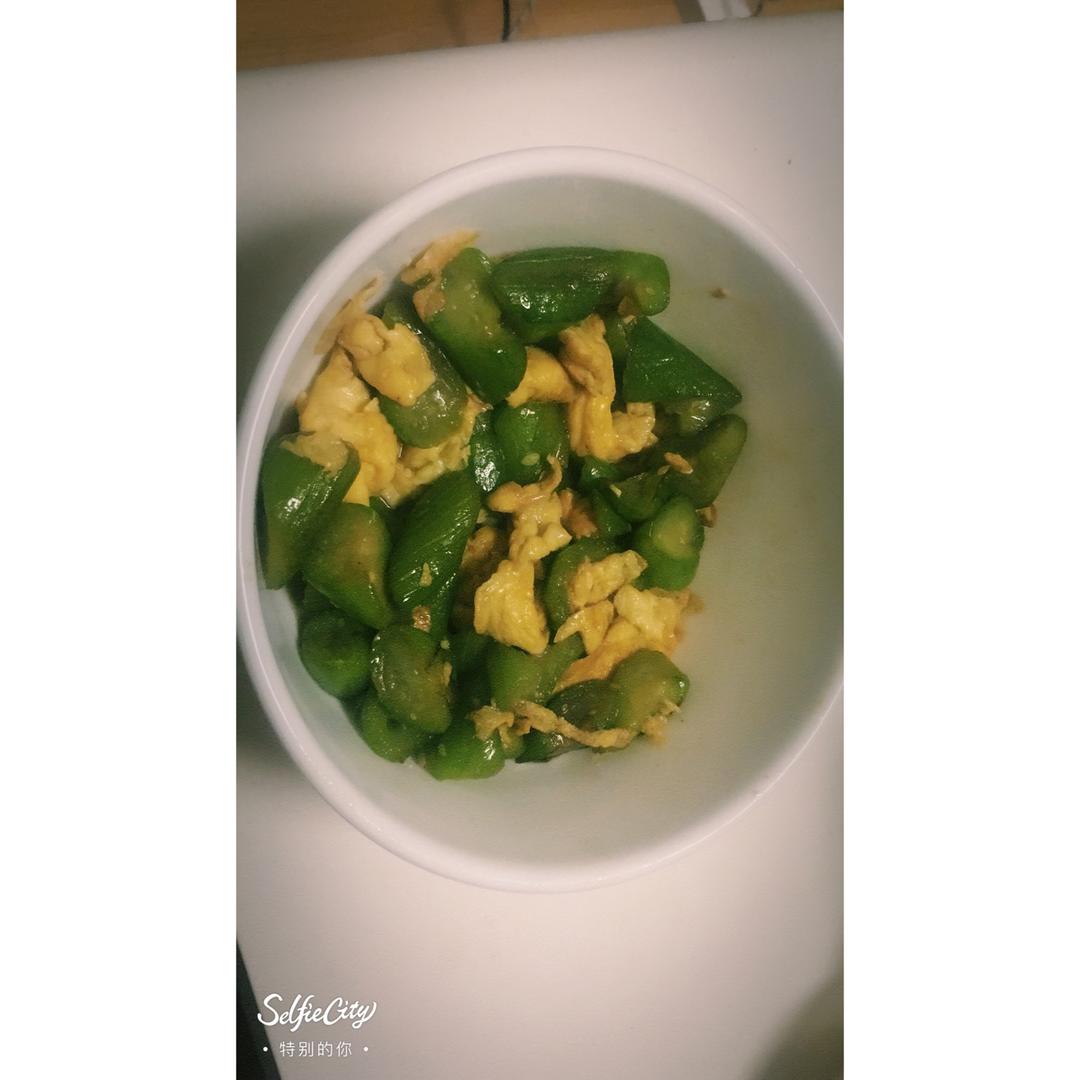 丝瓜炒蛋