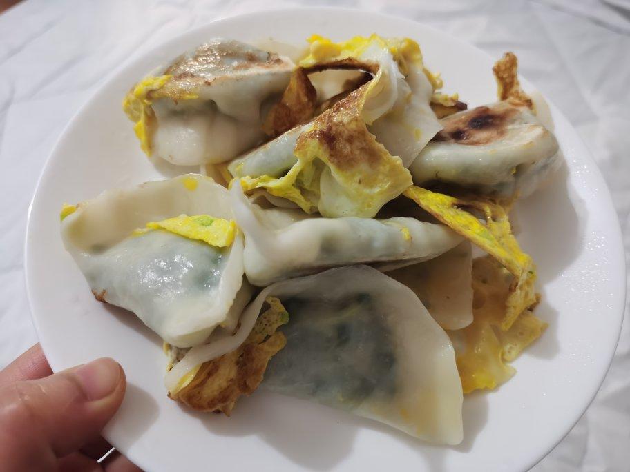 懒人快手抱蛋煎饺