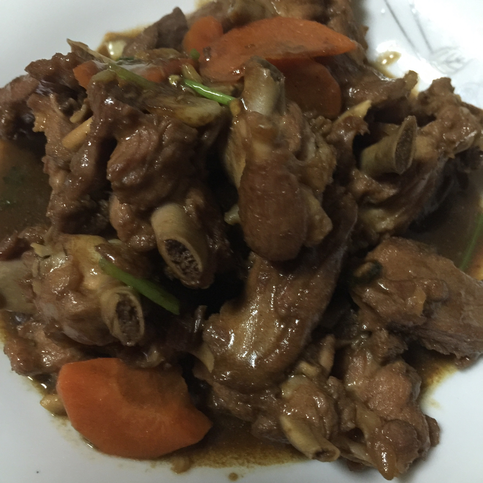 酱鸡骨架