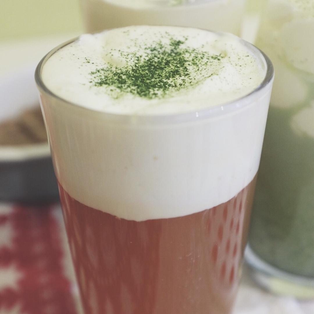 大萌lym做的海盐芝士奶盖茶#喜茶版