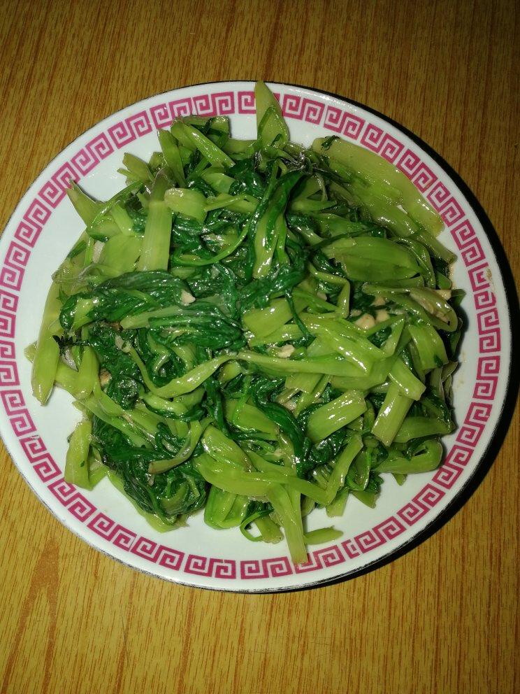椒丝腐乳炒通菜