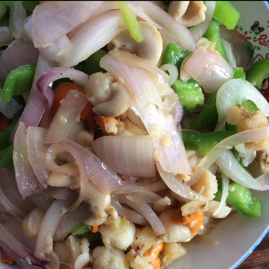 爆炒扇贝（超简洁）