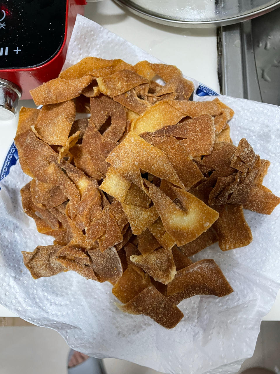 馄饨皮小零食