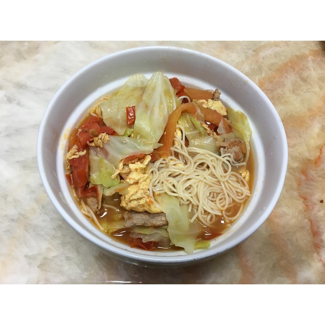 (外婆真传)西红柿打卤面